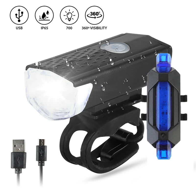 Bicycle Light Waterproof Rear Tail Light LED USB Style Rechargeable or Battery Style Bike Cycling Portable Light