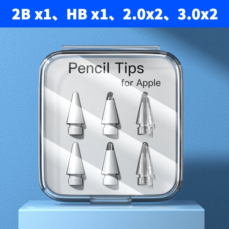 For Apple Pencil Pen Nib Pencil Case For Apple Pencil Tip 2B HB 3.0 Soft Hard For Apple Pencil 1st 2nd Generation Accessories