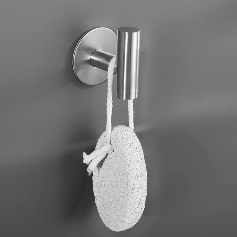 Stainless Steel Hook Strong Adhesive Hook Behind Door Coat Hook Coat Hook Perforation-Free Metal Coat Hook