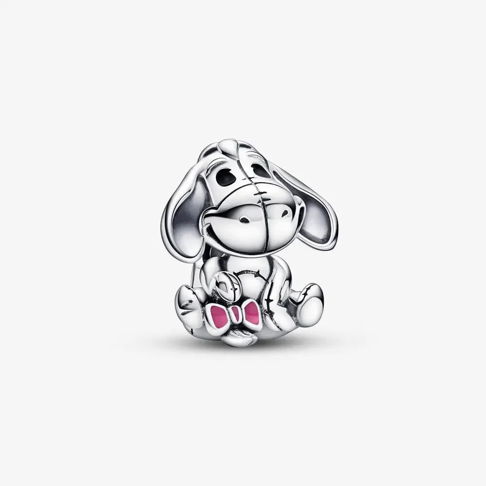 Disney 100th Princess Pumpkin Cart Mickey Minnie Dumbo Charm Stitch Beads Fit Original Pandora Bracelets DIY Jewelry Gifts Toy