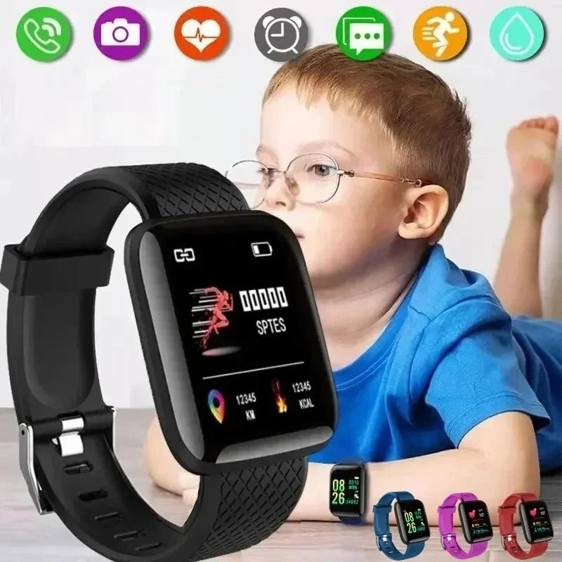 Smart Watch Sport Fitness Kids Clock 2024 Children Watches for Girls Boys Gift LED Electronic Bracelet Digital Girls Wach