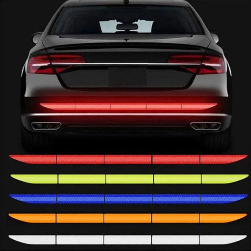 Car Sticker Reflective Warning Safety Tape Anti Collision Warning Reflective Strips For Automobile Trunk Car Exterior Accessorie