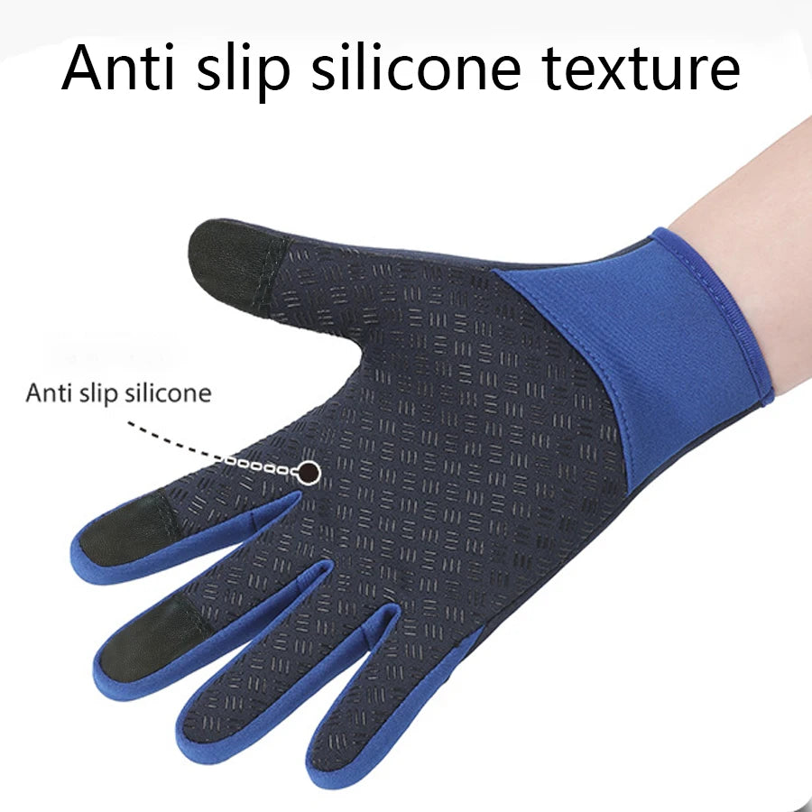 Winter Men's And Women's Warm Gloves, Waterproof And Skin Friendly Touch Screen, Suitable For Cycling And Skiing