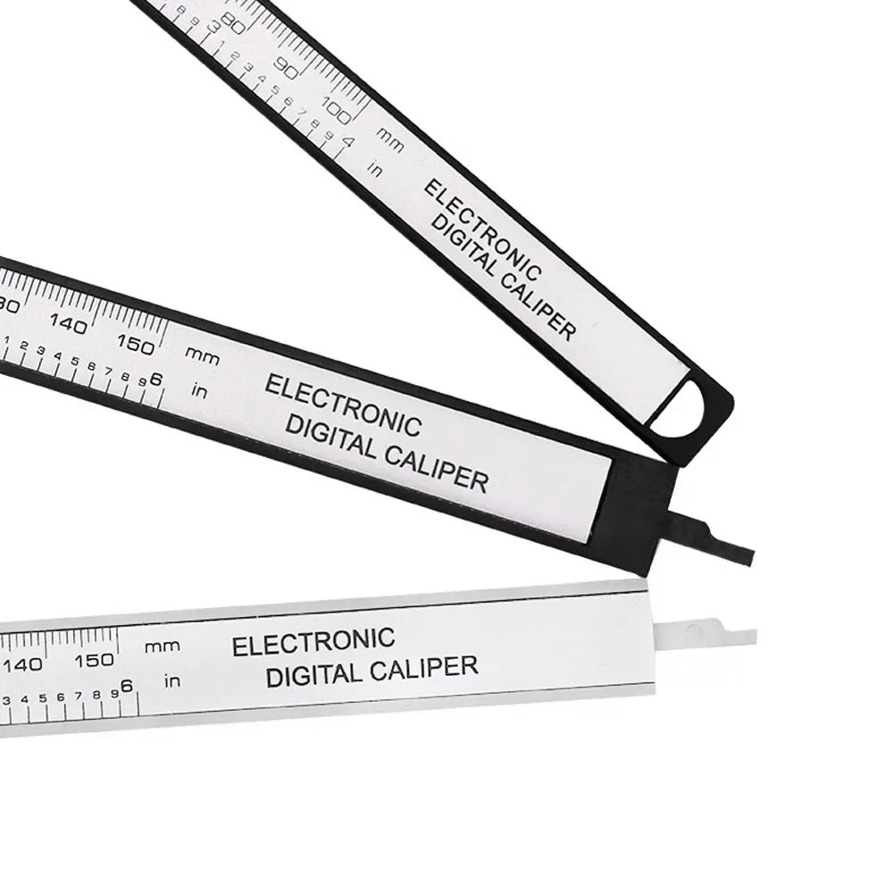 Digital Vernier Calipers Measure 150mm 6inch LCD Electronic Carbon Fiber Gauge Height Measuring Instruments Micrometer