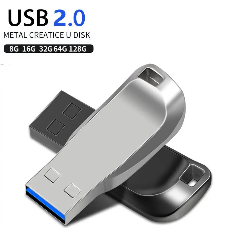 Clearance_NEW USB Flash Drive 2.0 High Speed 128GB 64GB 32GB 16GB 8GB Cle USB 2.0 Flash Pendrive 64GB 128GB Metal 2.0 Stick Pen