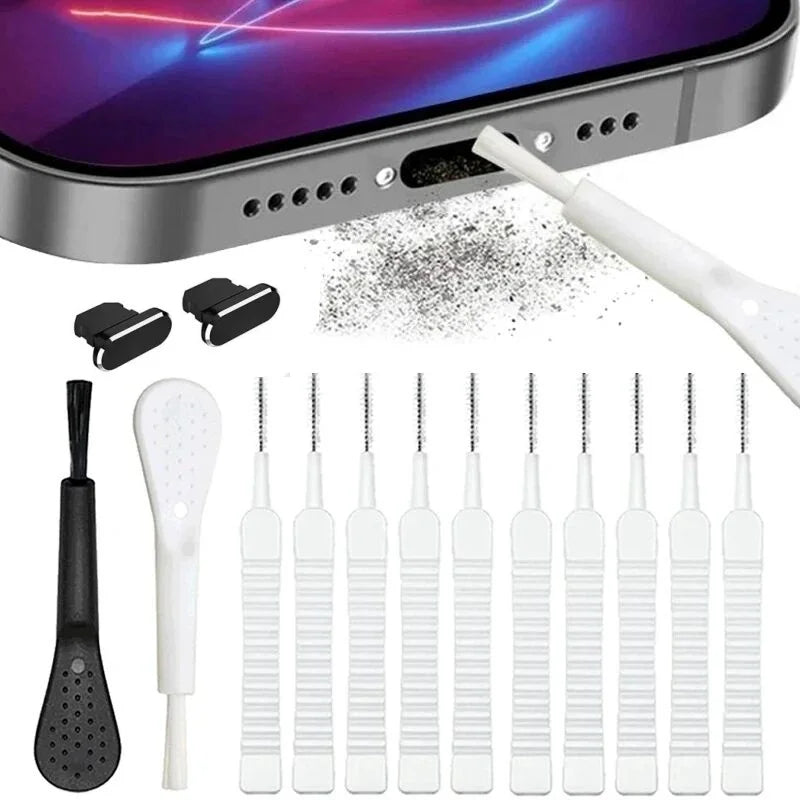 Mini Cleaning Brush Phone Charging Port Dust Cleaning Brush Shower Dust Cleaning Brush Computer Keyboard Cleaner Tool