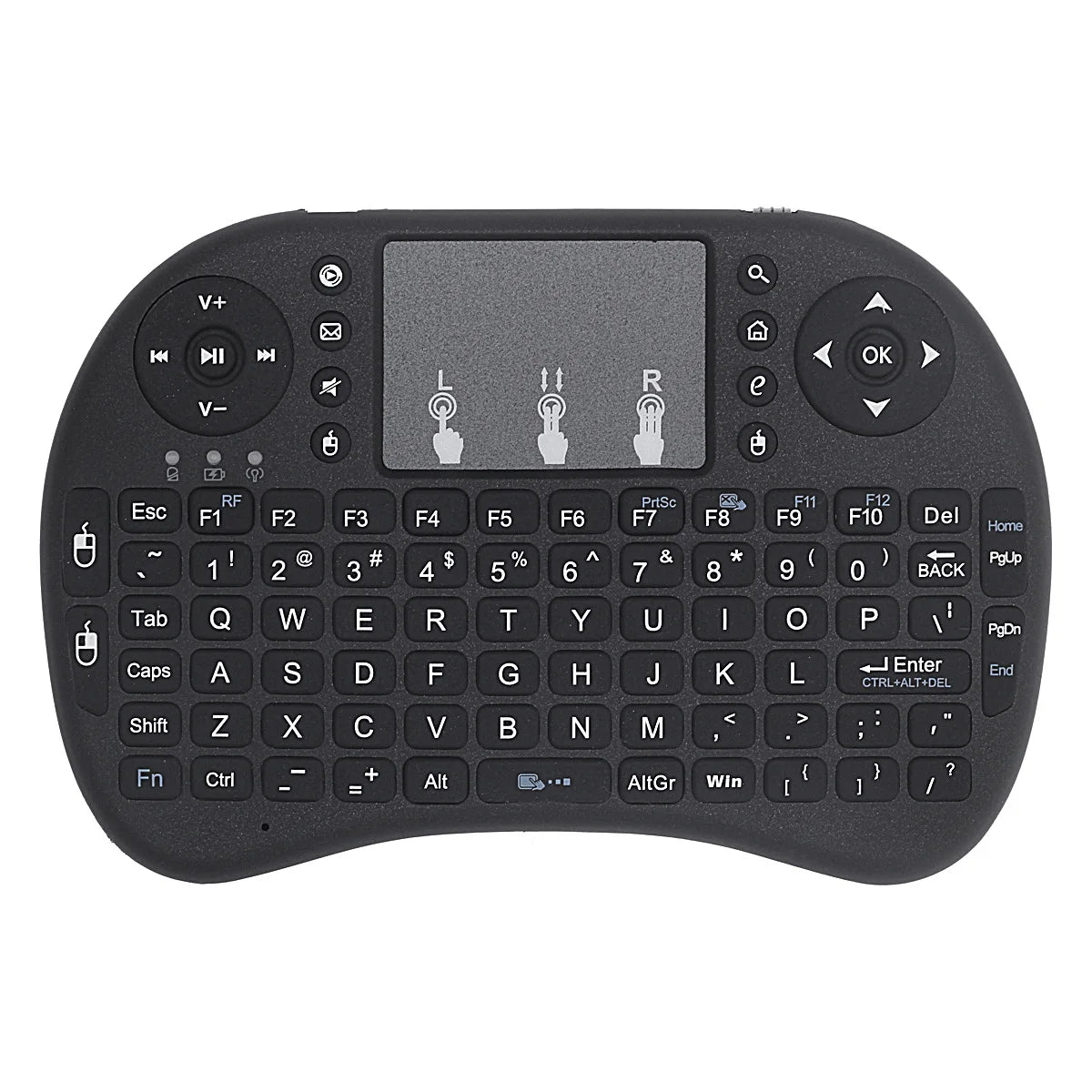 I8 Mini Keyboard Wireless 2.4G 3 COLOR Backlit English Air Mouse Remote Touchpad For Android TV Box PC