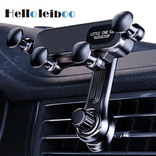 Gravity Car Phone Holder for 4.7-7 inch Mobile Phone Car Air Vent Phone Mount Universal Shockproof GPS Clip Smartphone Stand