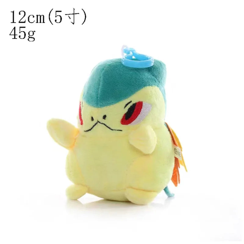 Clearance_Original Pokemon Plush Keychain Cartoon Toys Pikachu Charmander Psyduck Squirtle Snorlax Wobbuffet Doll Kids Kawai Toy