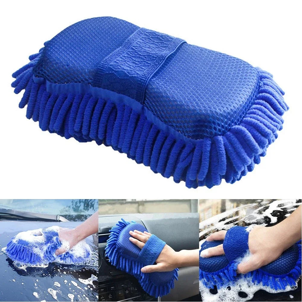 Car cleaning tools Car Wash Sponge Care Washing Brush Pad Cleaning Tool Auto Washing Towel Gloves Styling Accessories car wash