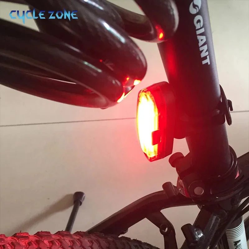 Bicycle Taillight MTB Red Light Bike Rear Light Cycling Warming Safety Lamp USB Rechargeable Led Bike Light Bike Accessories