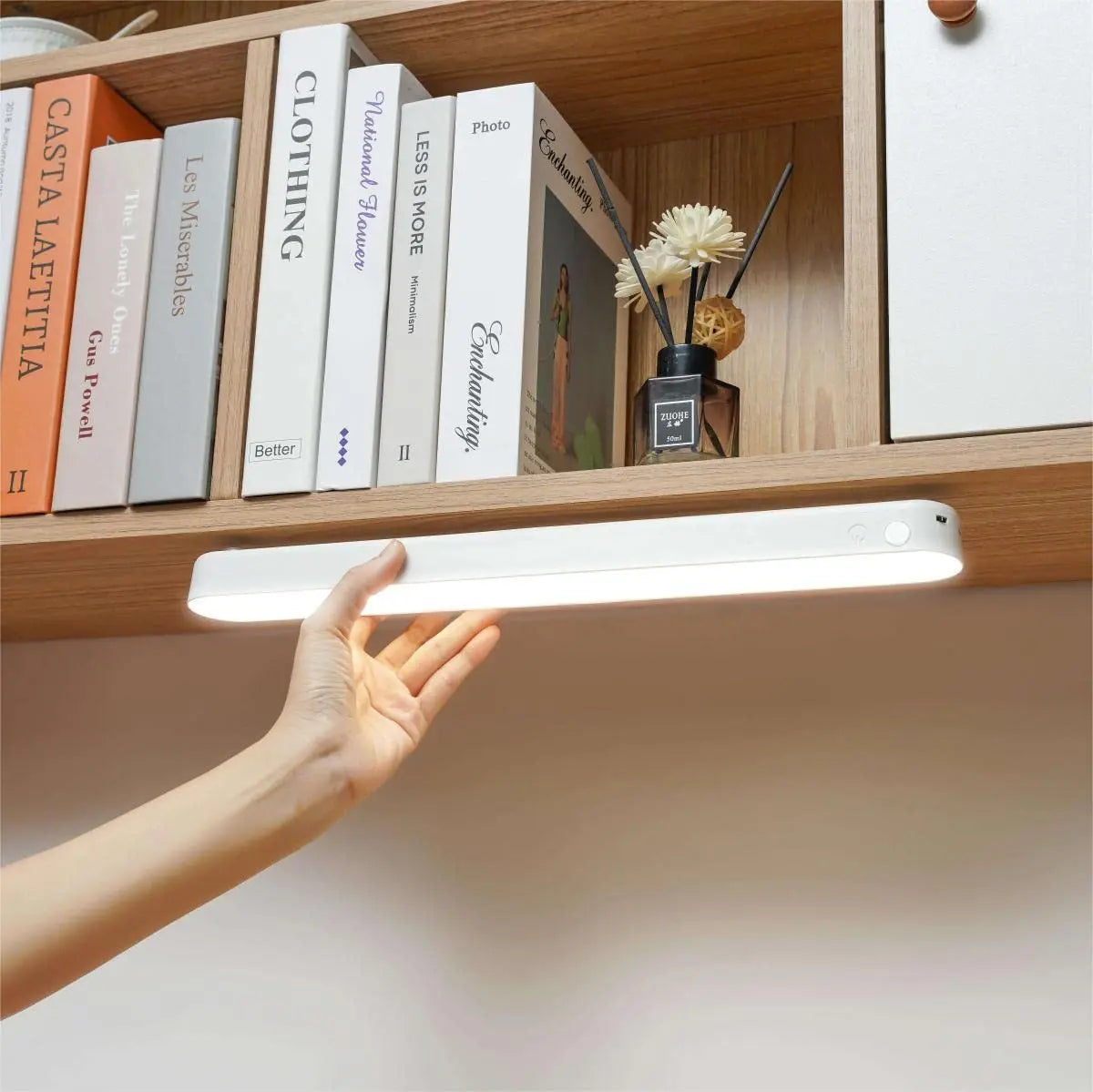 LED Night Light Desk Lamp USB Rechargeable Magnetic Dimming Table Lamp Computer Study Office Reading Stand Light for Bedroom