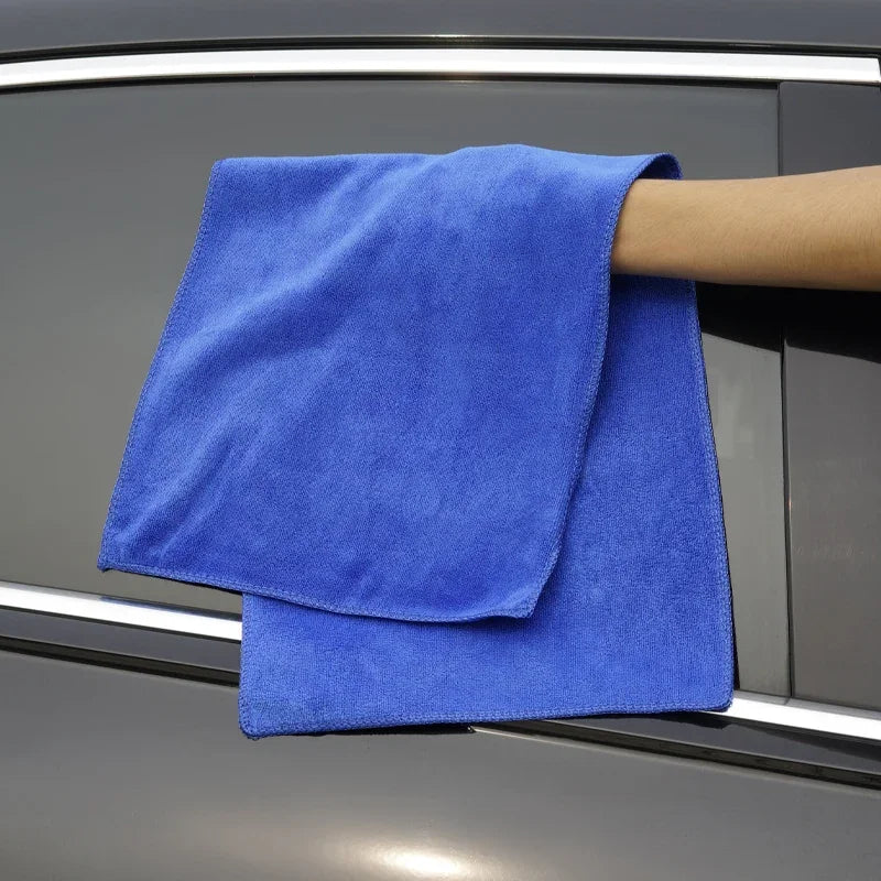 20Pcs Car Wash Microfiber Towels Auto Wash Drying Cloth Hemming Towel Car Care Cloth Detailing Polishing Towel Car Cleaning Tool