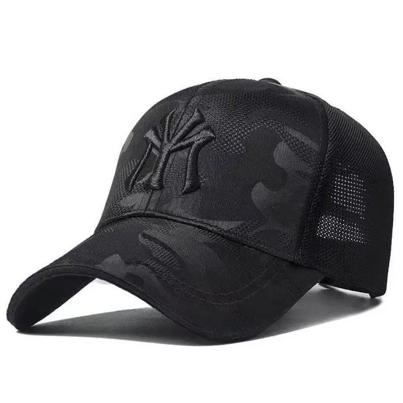 Fashion Letter Embroidery Camouflage Baseball Hats Spring and Autumn Outdoor Adjustable Casual Hats Sunscreen Hat