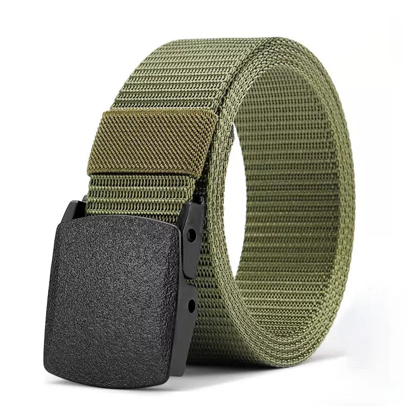 Automatic Buckle Nylon MEN'S Tactical Belts Men's Canvas Belts Premium Pants Belts Sports Belts Nylon Belts