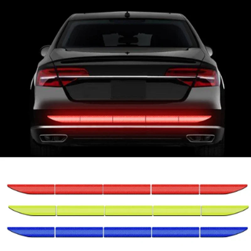 90cm Car Sticker Reflective Warning Safety Tape Anti Collision Warning Reflective Sticker for Automobile Trunk Night Reflective