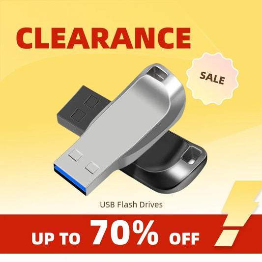 Clearance_NEW USB Flash Drive 2.0 High Speed 128GB 64GB 32GB 16GB 8GB Cle USB 2.0 Flash Pendrive 64GB 128GB Metal 2.0 Stick Pen