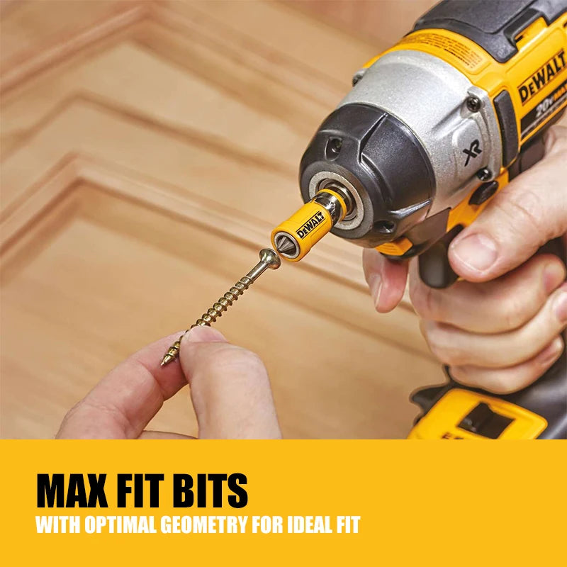 DEWALT DWA2PH2SL XCP3 Power Bit Sleeve Set Max Fit Phillips #2 S X 2" L S2 Tool Steel 3PK Driver Drill Tool Accessories