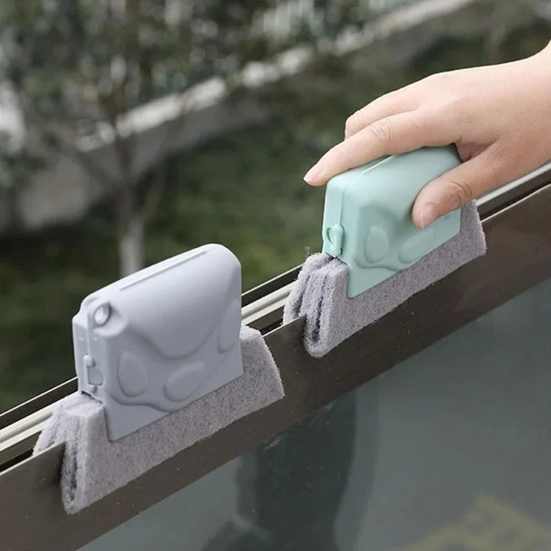 Window Groove Cleaning Cloth Kitchen cleaning Window Cleaning Brush Windows Slot Cleaner Brush Clean Window Slot Clean Tool