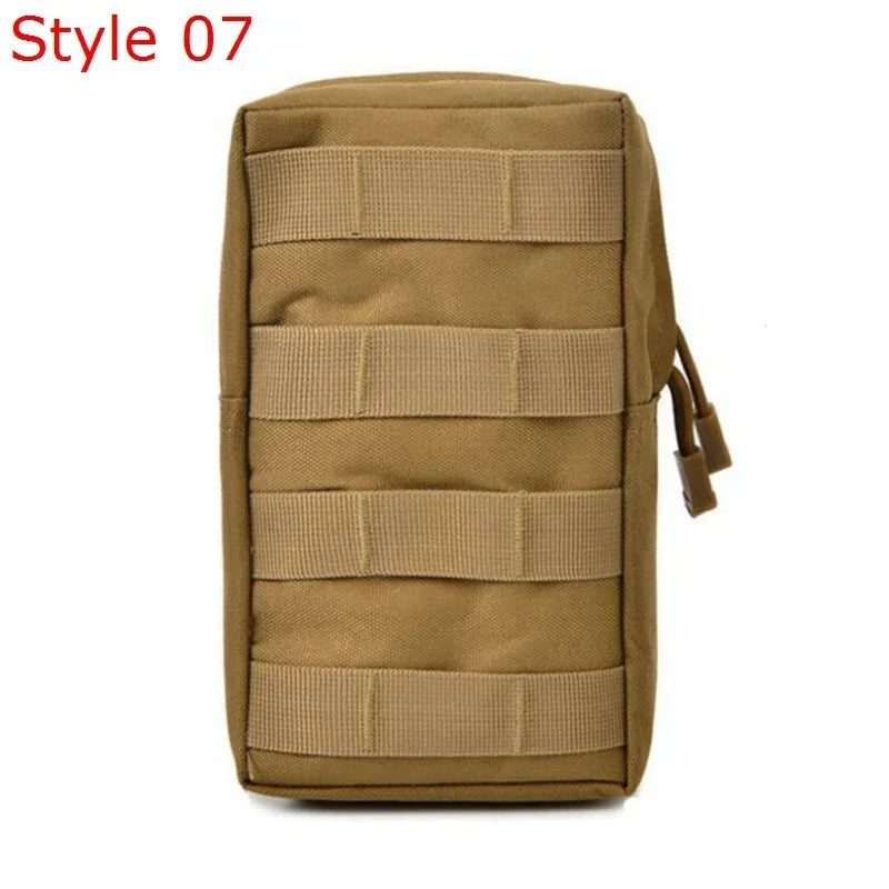 Molle waist bag, men's mobile phone bag, camping EDC bag