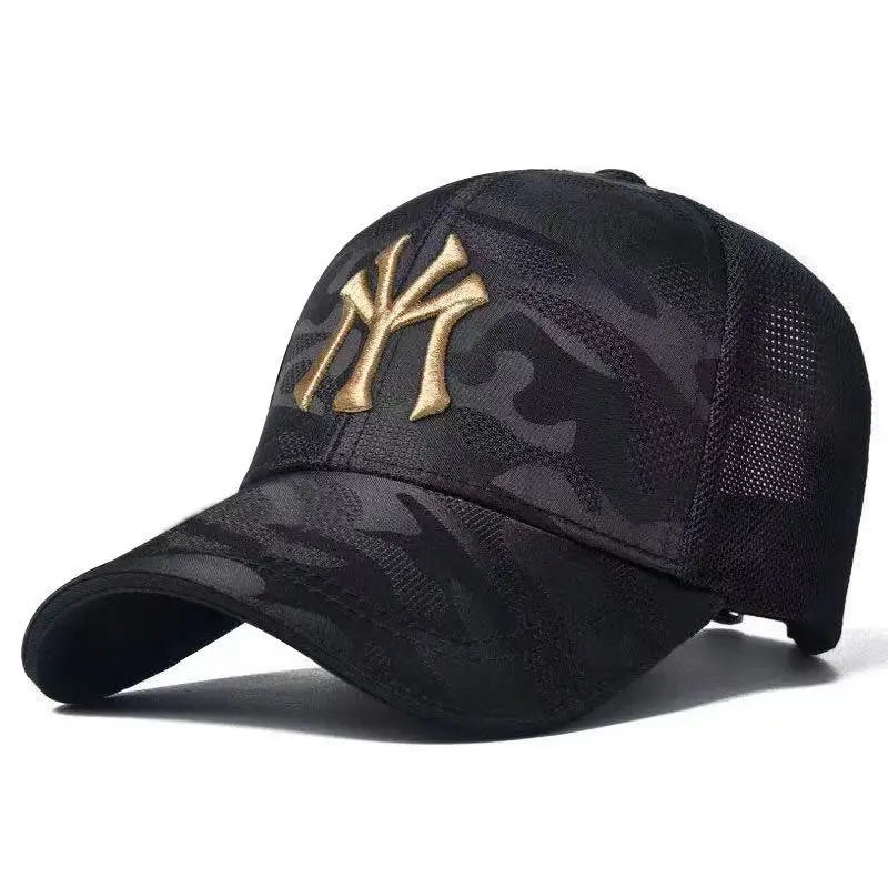 Fashion Letter Embroidery Camouflage Baseball Hats Spring and Autumn Outdoor Adjustable Casual Hats Sunscreen Hat