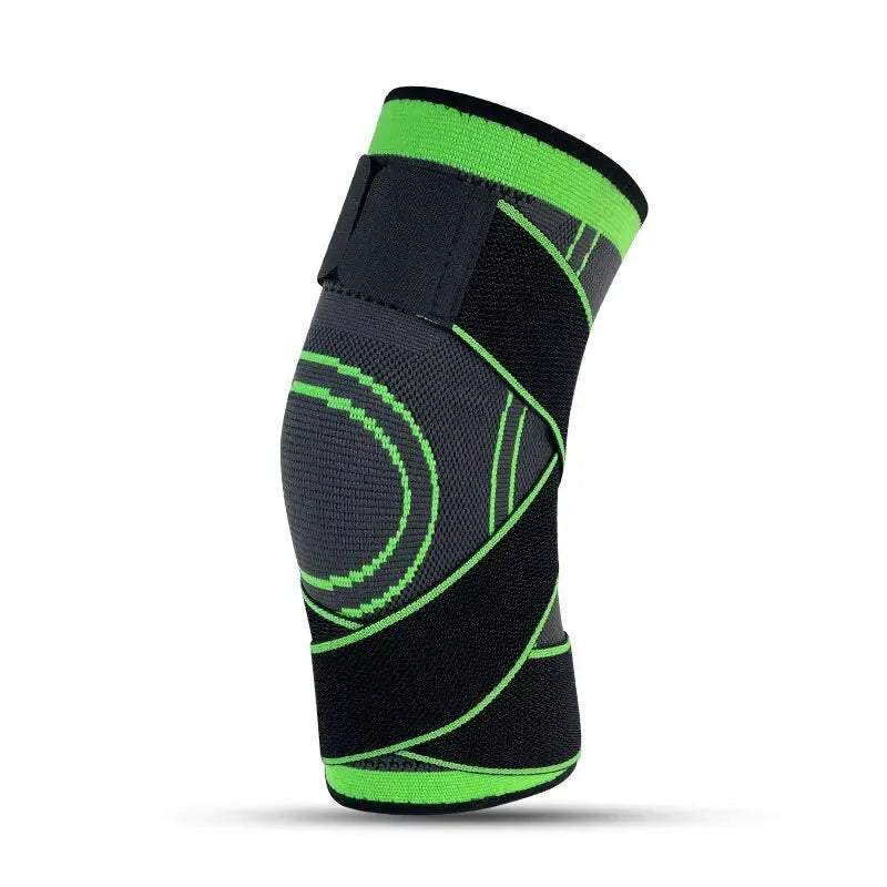 Knee Compressions Sleeve with Adjustable Straps for Running Working Out and Sports Wearing All Day