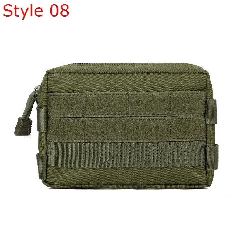 Molle waist bag, men's mobile phone bag, camping EDC bag