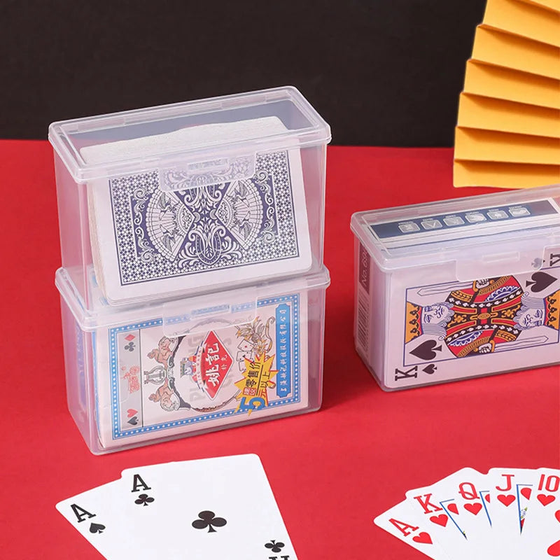 Playing Card Transparent Plastic Storage Box Ultraman Game Card ID Card Card Card Card Business Card Storage