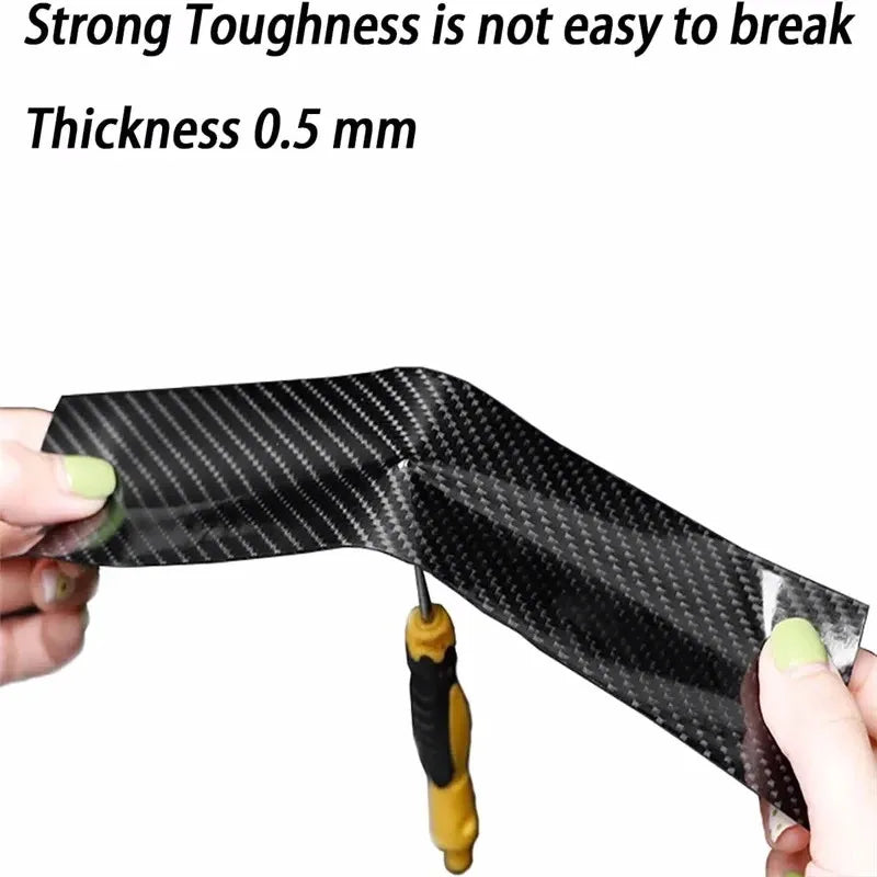 Carbon Fiber Tape Stickers on Car Automotive Cloth Tape Waterproof Decorative Masking Adhesive Adhesives Sealers Hardware Home