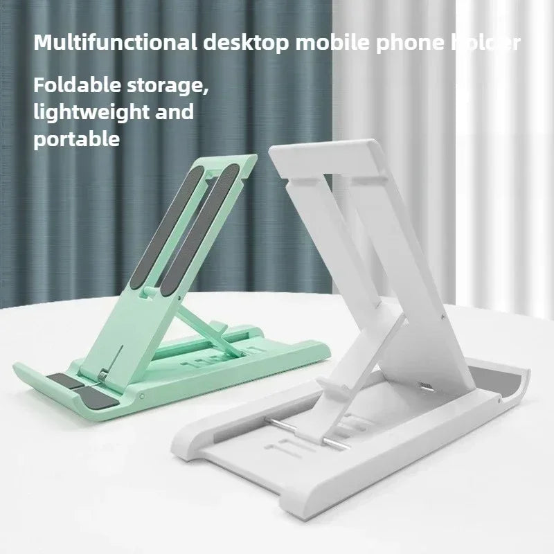 Desktop Foldable Phone Holder Stand Portable Tablet Stand Desk Lazy Bracket for IPhone 13 Pro IPad Mobile Phone Tablet Below 12