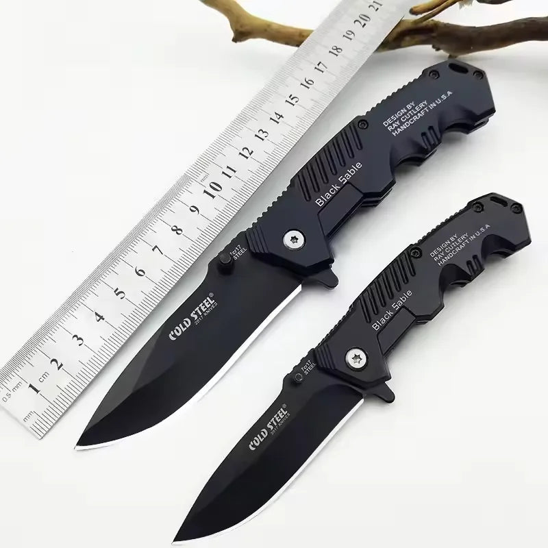 EDC Sharp Stainless Steel Folding Knife Outdoor Camping Tactical Hunting Knife Pocket Knife Sharp and Durable S/L