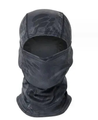 Camouflage Outdoor Riding Mask Outdoor Sun Protection Single Hole Quick Dry Mesh Mask