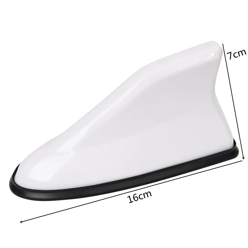 Car Shark Fin Antenna Cover Base Replacement Radio Signal Aerials Roof Exterior Accessories Decoration