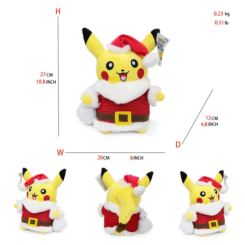 Cos Eevee Pikachu Cosplay Plush Toys Pikachu Peluche Lucario Stuffed Animal Doll Collectible Gift,Cartoon 20-30CM