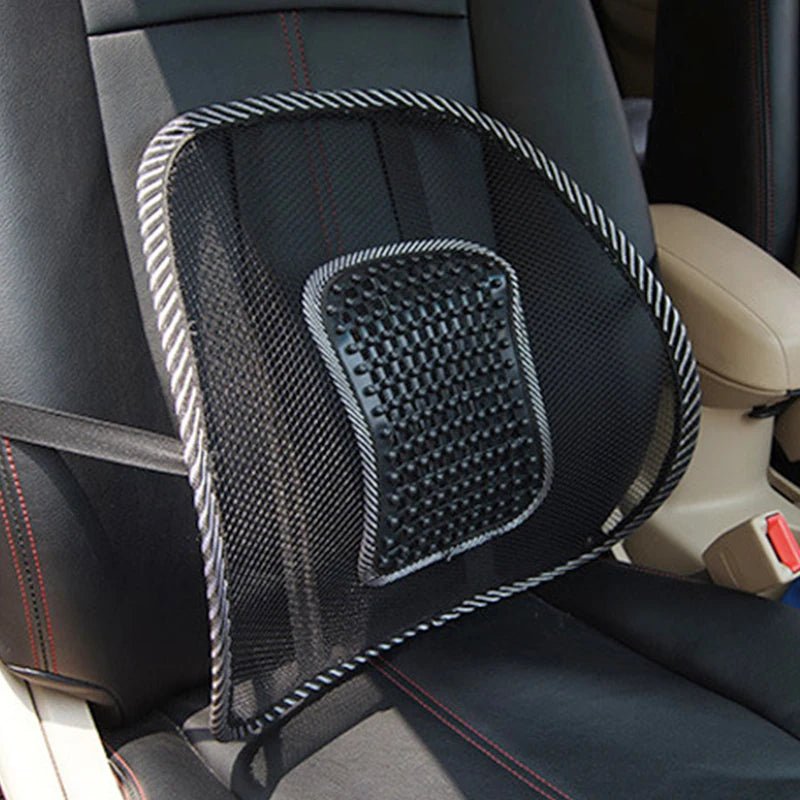 Car Seat Chair Back Cushion Mesh Lumbar Back Brace Car Seat Chair Cushion Massage Back Cushion Pad Support Home Office