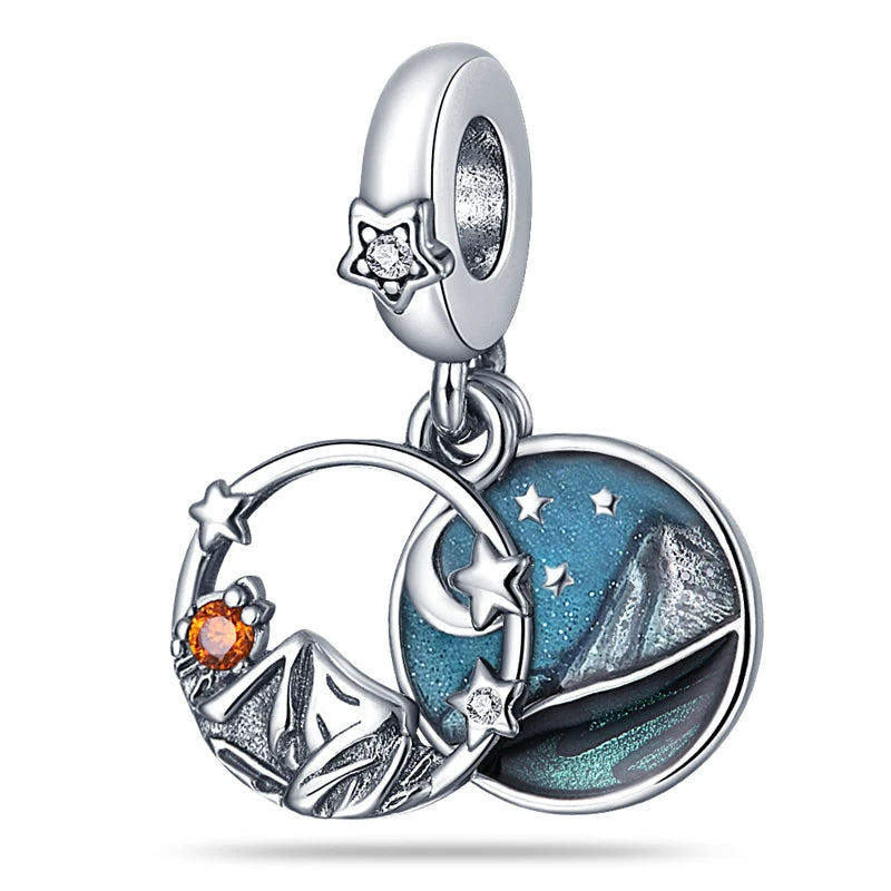 New in Disney Series Charm Beads Fits Pandora Original Charms Bracelet For Women 925 Silver Pendant Bead DIY Jewelry Hot Sale