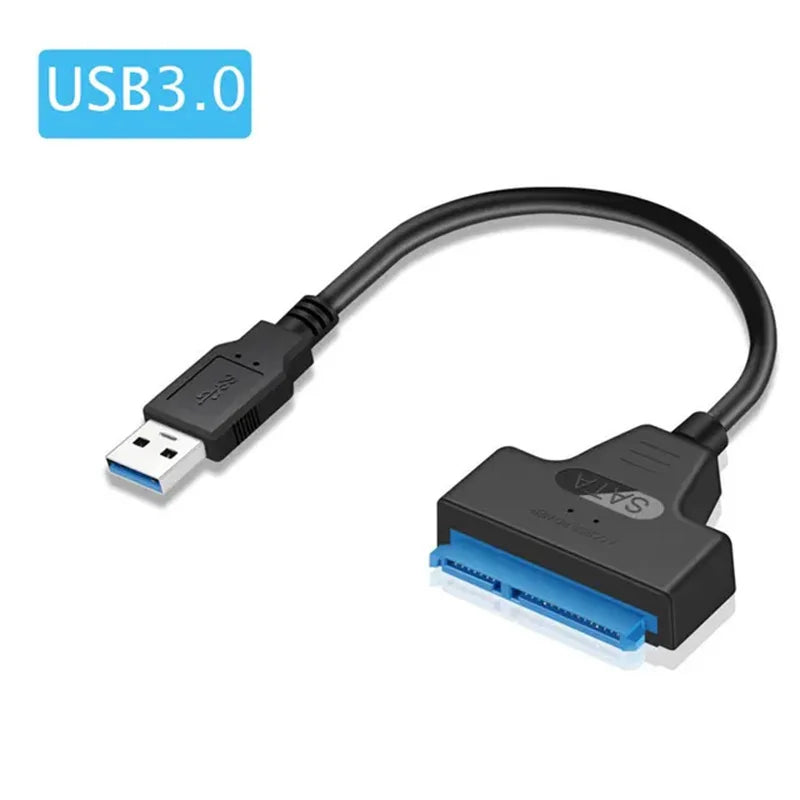 Coolcirc USB 3.0 To Sata Cable For 2.5 Inch External HDD SSD Hard Drive Adapter SATA To USB Hard Disk Adapter Cable