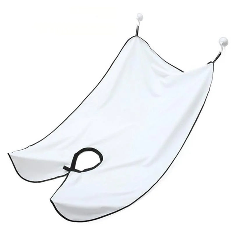 Male Shaving Apron Beard Catcher Cape Care Bib Face Shaved Hair Adult Bibs Shaver Cleaning Hairdresser for Man Clean Apron Gift