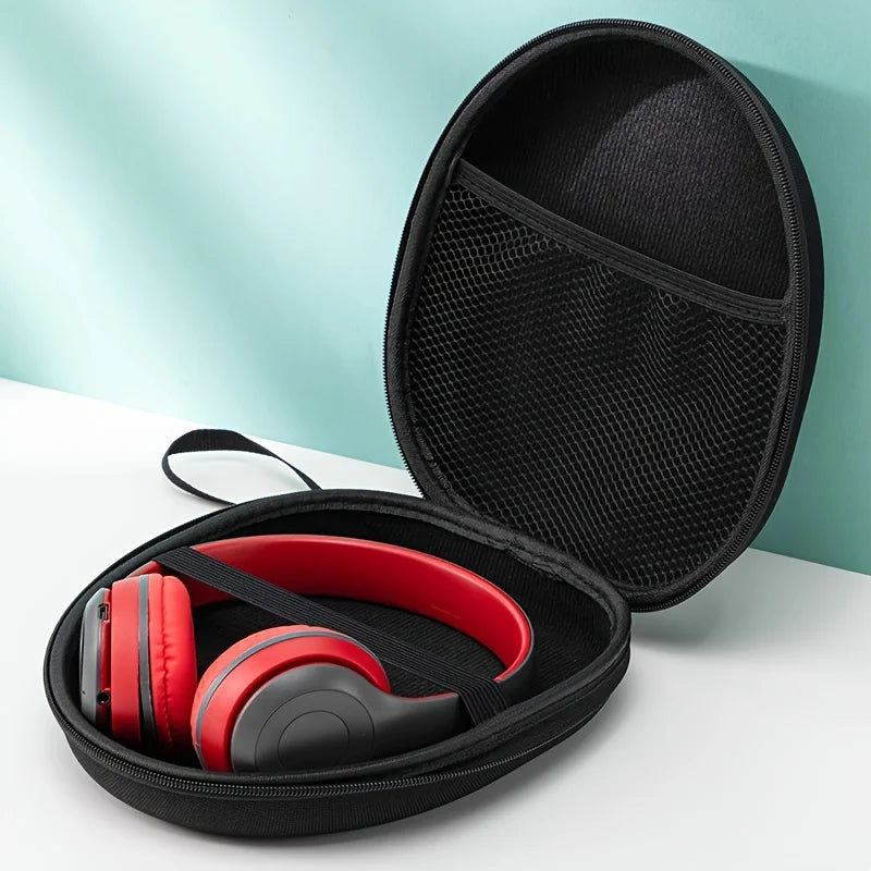 Headworn EVA earphone bag storage bag，Anti drop and anti pressure， Used for Iron Triangle B&O forSony JBL &forEdifier W820NB