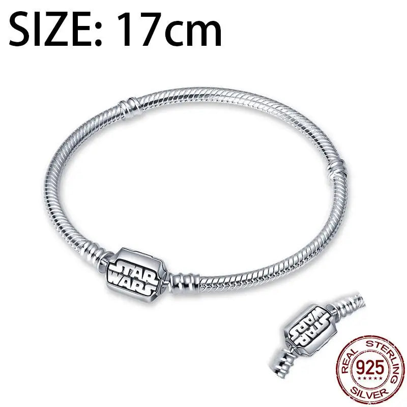 New Charm plata de ley 925 Silver Disney Star Warsries Mandalorian Helmet Charm Bead Fit Original brand bracelet Birthday Gift