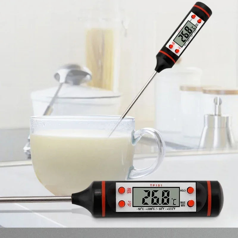 Thermometer Digital Probe Thermometer Kitchen Water Temperature Oil Thermometer Barbecue Baking Temperature Measurement