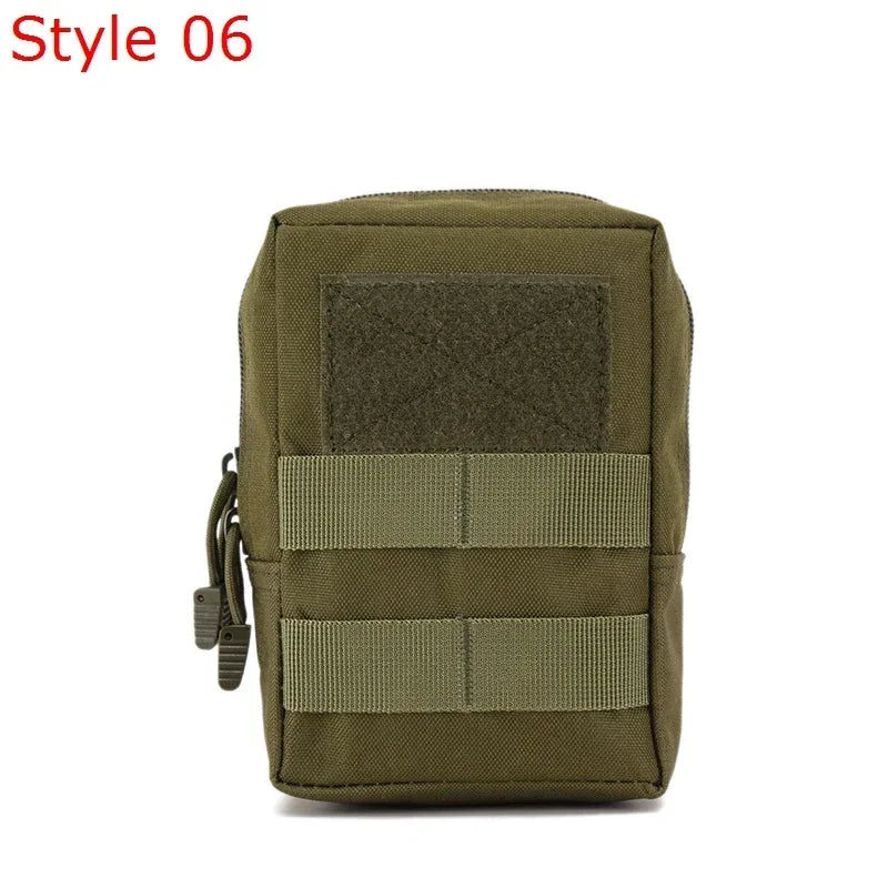 Molle waist bag, men's mobile phone bag, camping EDC bag