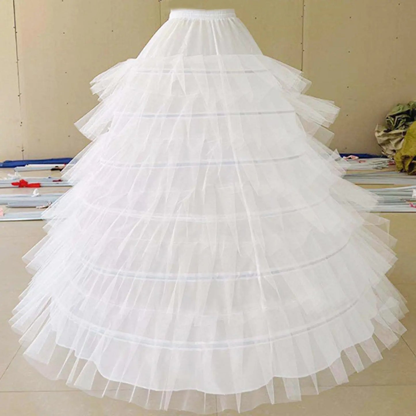 Bridal Wedding Petticoat Underskirt Ball Gown Crinoline Slip Underskirt Bridae Prom Dress Petticoats