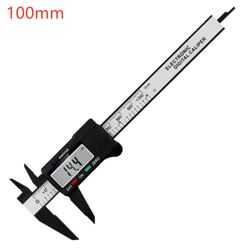 Digital Vernier Calipers Measure 150mm 6inch LCD Electronic Carbon Fiber Gauge Height Measuring Instruments Micrometer