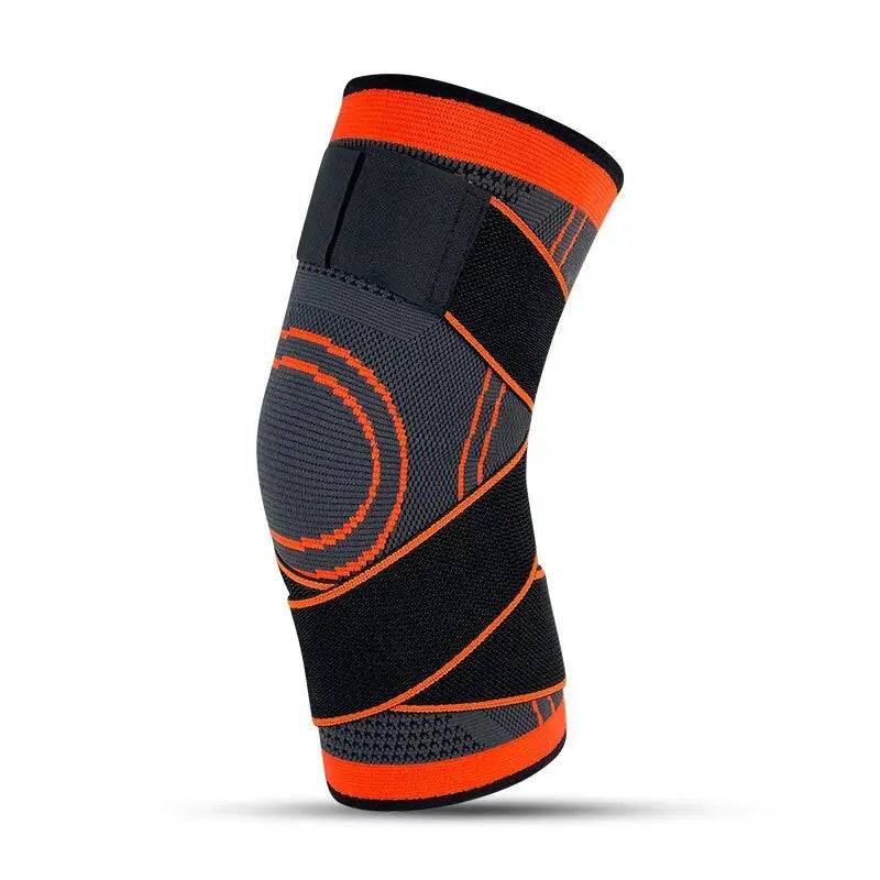 Knee Compressions Sleeve with Adjustable Straps for Running Working Out and Sports Wearing All Day