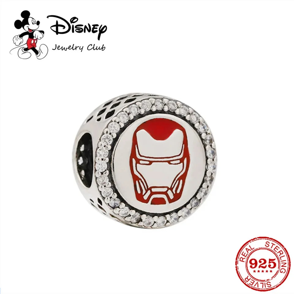 925 Silver Disney 100th Princess Pumpkin Cart Mickey Minnie Dumbo Charm Stitch Beads Fit Original Pandora Bracelets DIY Jewelry