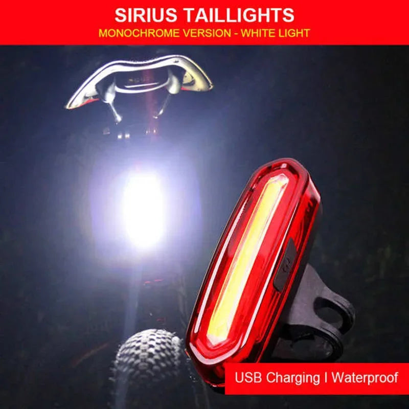 Bicycle Taillight MTB Red Light Bike Rear Light Cycling Warming Safety Lamp USB Rechargeable Led Bike Light Bike Accessories