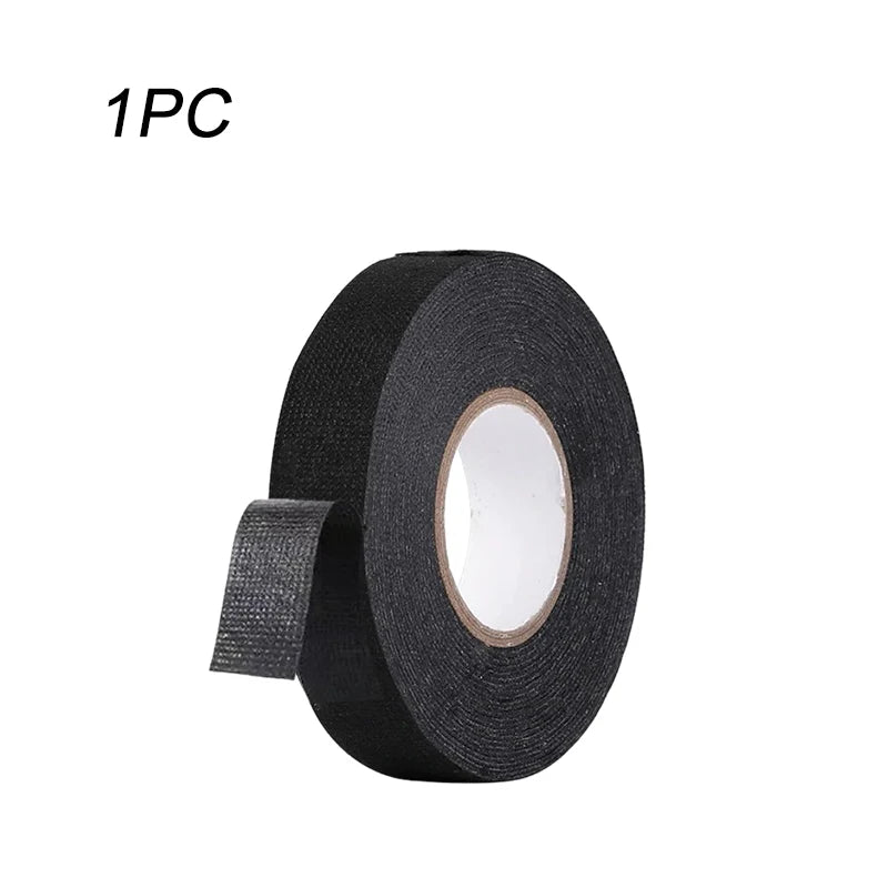 Electrical Insulating Tape Heat Resistant Harness Tape 9/15/50MM Car Cable Harness Wiring Loom Protection Waterproof Tape