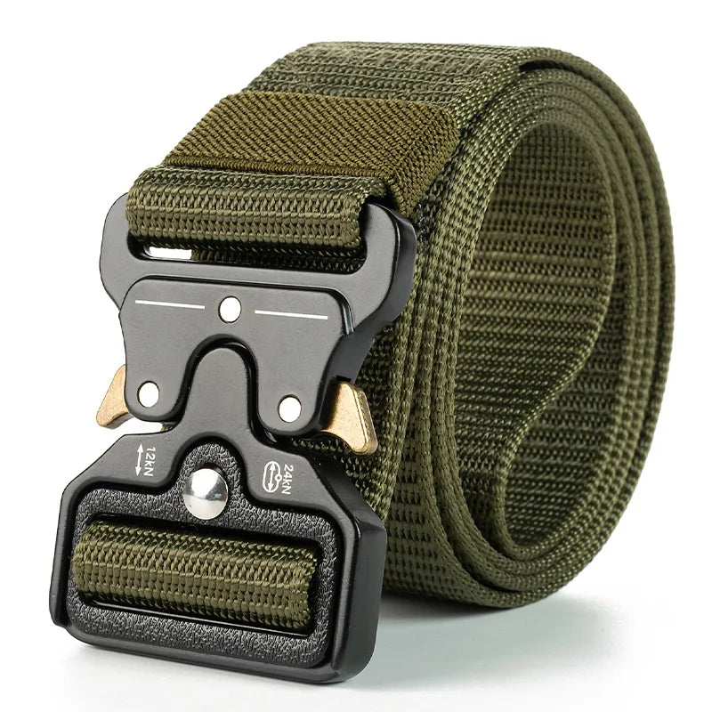 Tactical Belt Quick Release Outdoor Military Belt Soft Real Nylon Sports Accessories Men And Women Black Belt