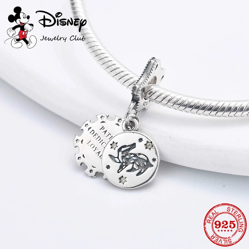 Disney Minnie Mouse Rocket Raccoon Charms Pendant Fit Pandora Charms Silver 925 Original Bracelet Beads Charm for Jewelry Gift